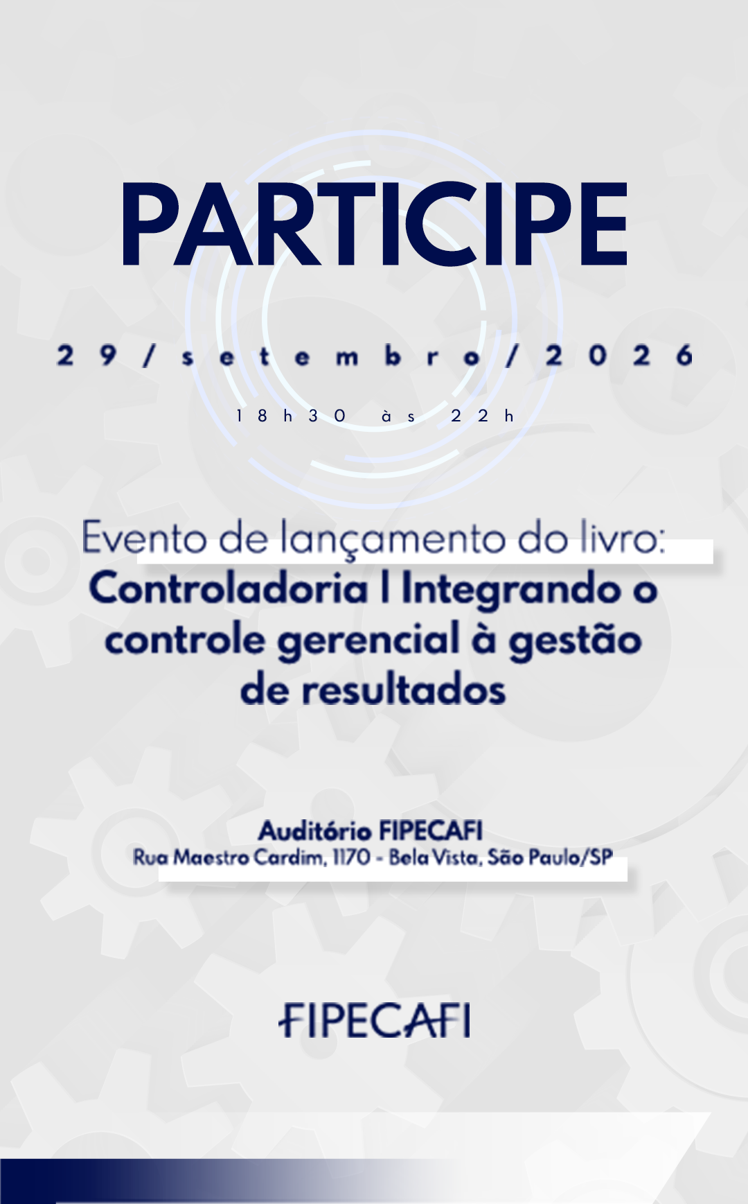 Lancamento do Livro de Controladoria