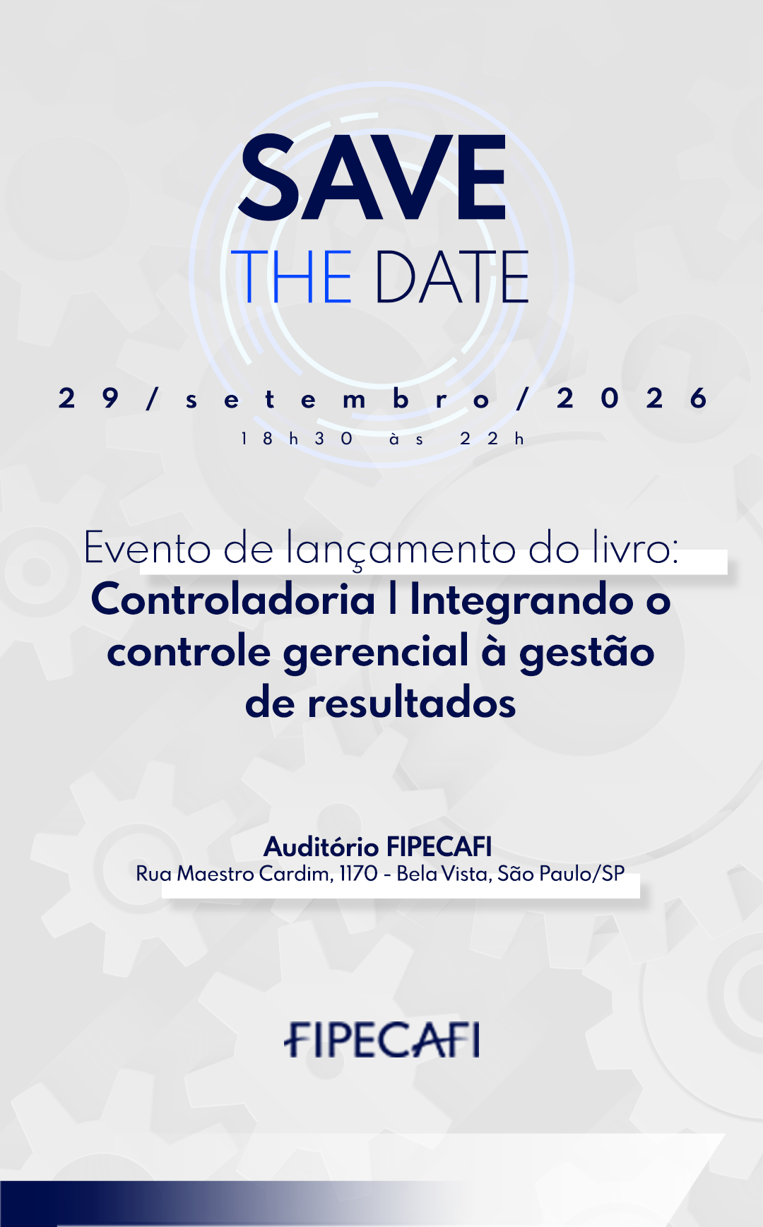 Lancamento do Livro de Controladoria
