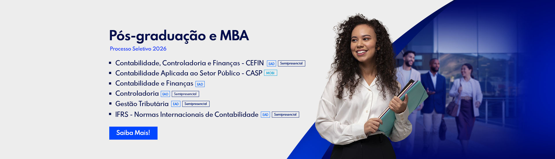 Pós e MBA FIPECAFI 2026 - TESTE